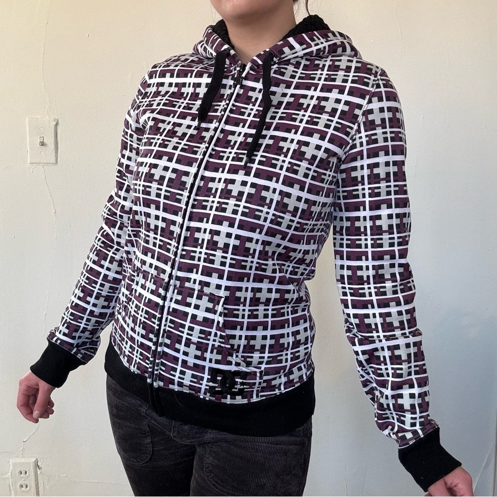 DC Skate Emo Plaid Hoodie
